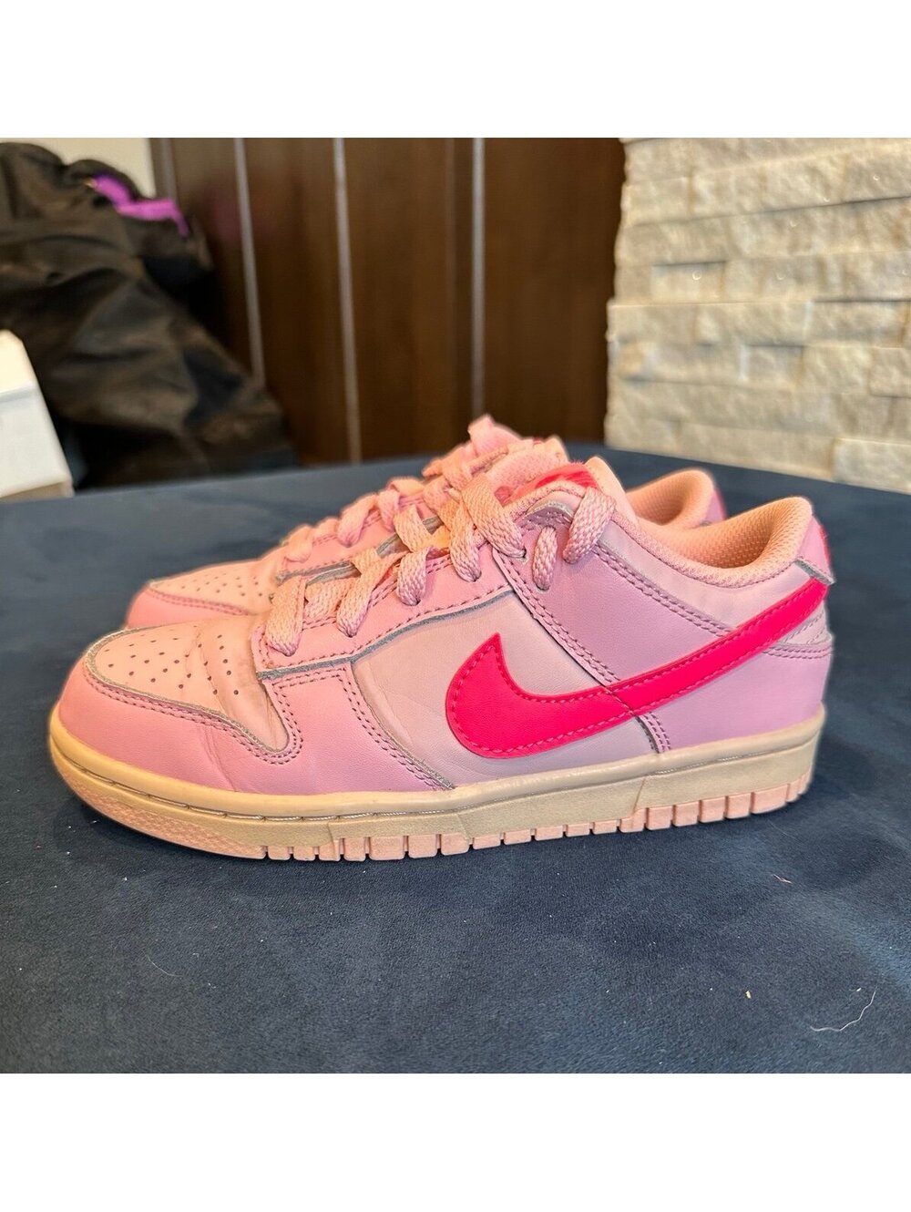 Nike SB Dunk Low Triple Pinks– Youth Size 3Y | Style DH9756-600